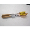 Image 1 : PAIR OF SILVER & BONE SALAD SPOONS