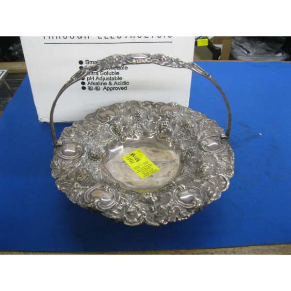 DECORATIVE SILVER HANDLED BOWL