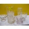 Image 2 : 6 PIECES OF VINTAGE GLASSWARE  
