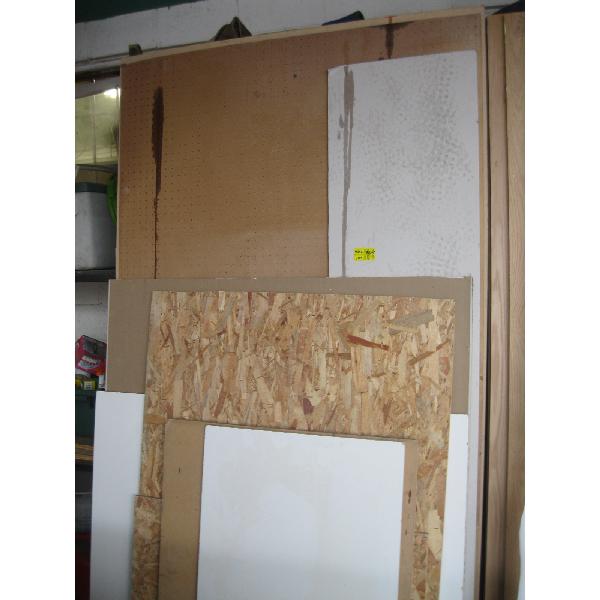 MISC. WOOD, DRYWALL, PEGBOARD, ETC.