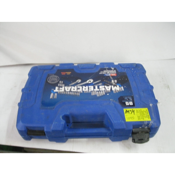 MASTERCRAFT CASED TOOL SET - MOSTLY COMPLETE