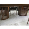 Image 3 : CASA DOUBLE PEDESTAL DINING TABLE, EXTENDABLE TO 200CM