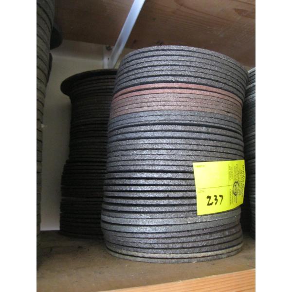 2 STACKS OF 5"X1/16"X7/8" CUTTING DISCS, APPROX. 38/STACK