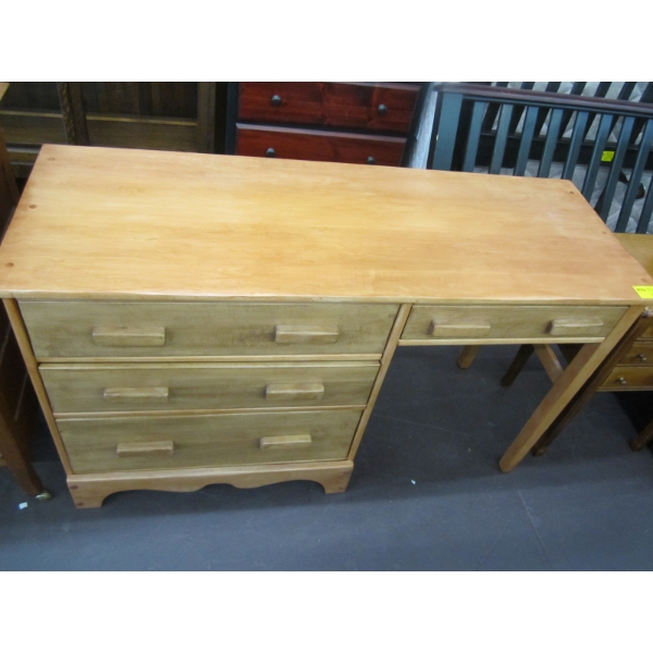 MAPLE 4 DRAWER STUDENT'S DESK