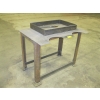 Image 1 : METAL TABLE W/BOTTLE CUTOUTS