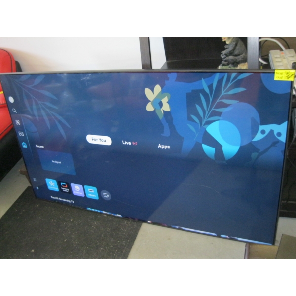 65" SAMSUNG TV W/REMOTE
