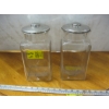 Image 1 : 2 VINTAGE CANNISTERS W/LIDS