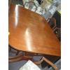 Image 2 : ANTIQUE MAHOGANY DUNCAN PHYFE STYLE DINING TABLE W/6 CHAIRS & 3 LEAVES