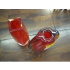 Image 2 : 2 MURANO SOMMERSO ITALY GLASS VASES