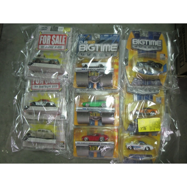 9 NEW BIG TIME DIECAST CARS