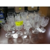 Image 1 : 15 VINTAGE GLASS GOBLETS - VARIOUS MAKERS