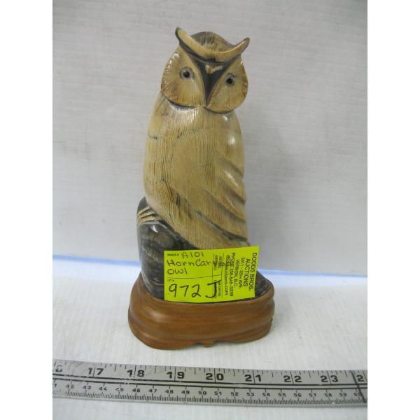 HORNED CARVED OWL