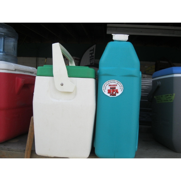 COOLER & A WATER JUG