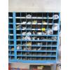 Image 1 : 72 COMPARTMENT BOLT BIN W/CONTENTS  - MOSTLY ELECTRICAL