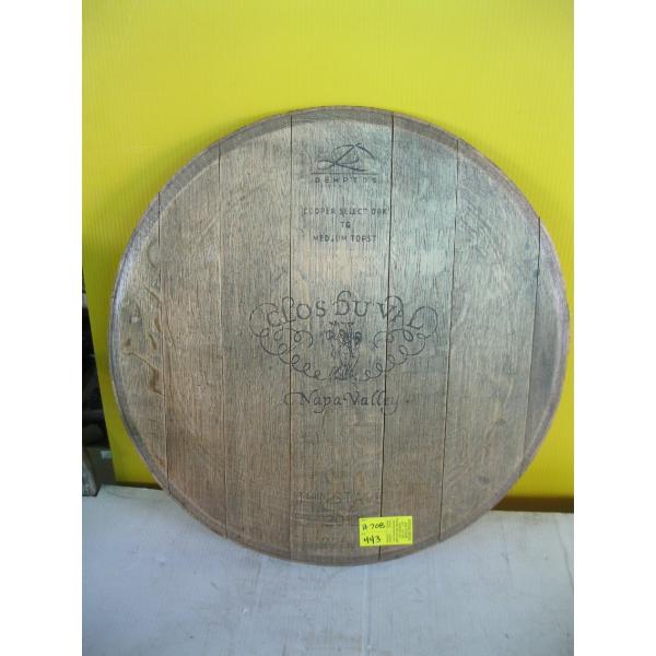 DECORATIVE OAK BARRELL TOP