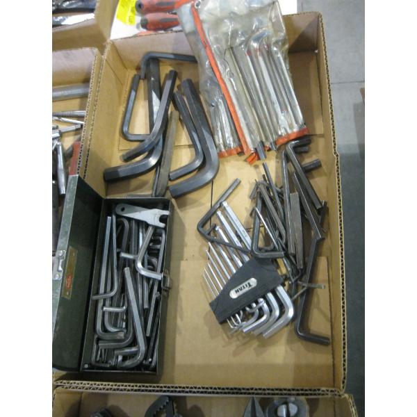 BOX OF ASST'D HEX WRENCH SETS