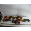 Image 1 : HILTI HAMMER DRILL, 1/2" IMPACT GUN, RECIPROCATING SAW & CHARGER W/3 BATTERIES
