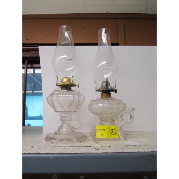 2 FINGER OIL LAMPS