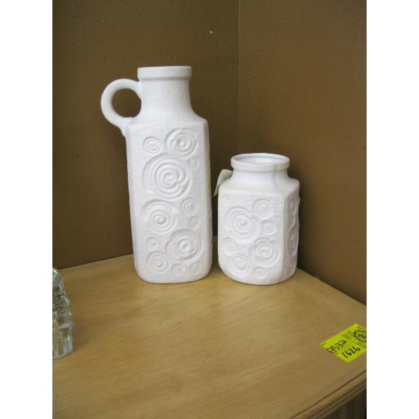 ONION VASES, WEST GERMAN, MCM