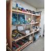Image 2 : LG. WOODEN SHELF UNIT, APPROX. 9'X7'