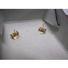 Image 4 : LADIES 14KT GOLD EARRINGS W/PINK STONES