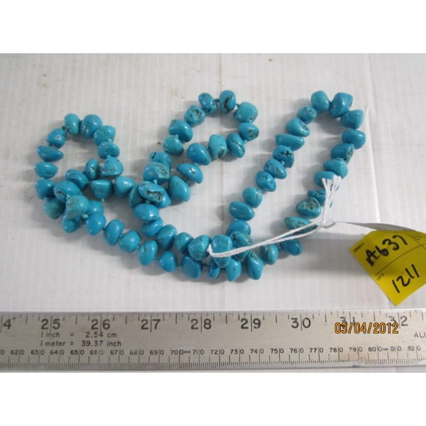 ASST. PENDANTS & A VINTAGE TURQUOISE NUGGET NECKLACE