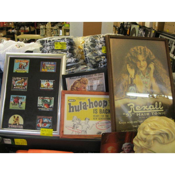 COLLECTABLE ADVERTISING FRAMED PRINTS