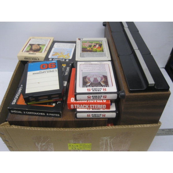 ASST. CASSETTE TAPES, 8 TRACK TAPES, ETC.
