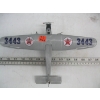 Image 2 : GREY TEXACO METAL AIRPLANE