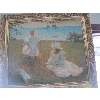 Image 1 : ORIGINAL OIL PAINTING OF MOTHER/CHILD IN FIELD