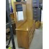 Image 3 : 10 DRAWER MAPLE MIRRORED DRESSER