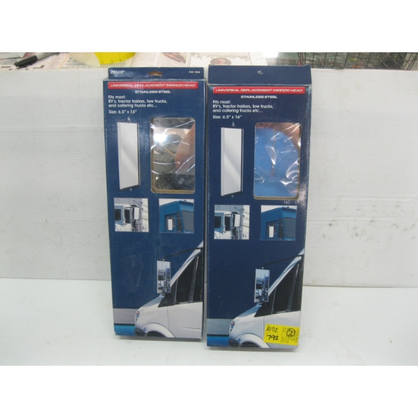 2 UNIVERSAL REPLACEMENT MIRROR HEADS