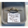 Image 1 : LADIES 10KT RING W/SMALL DIAMONDS, 1.7G, SZ 6 3/4