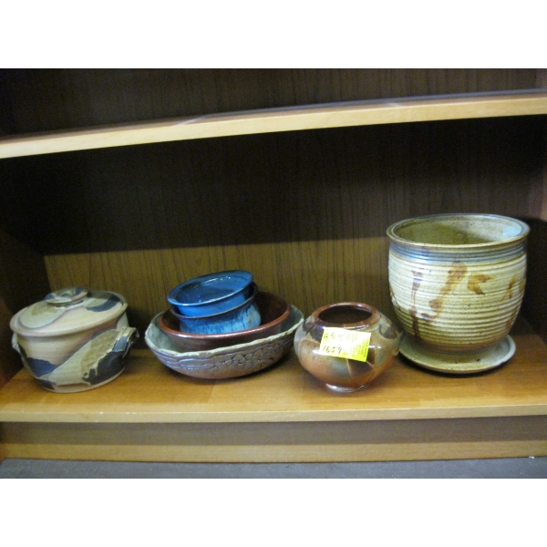 ASST. POTTERY BOWLS, ETC.