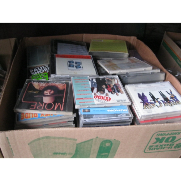 LG. BOX OF CDs