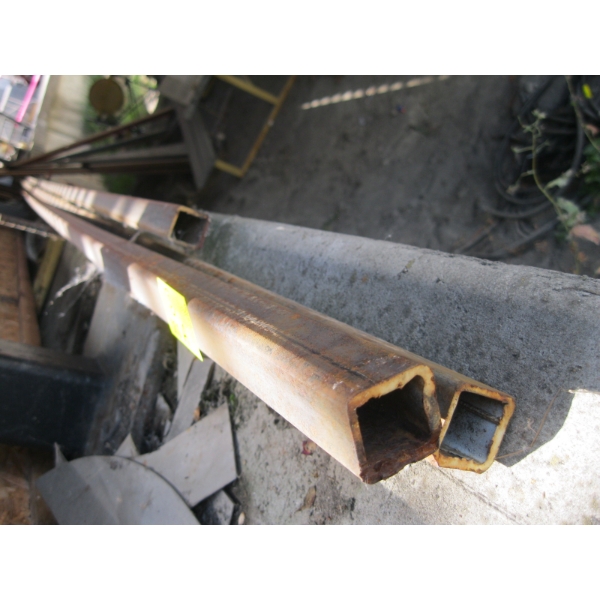 3 - 20' PIECES OF 1" SQUARE TUBING - 1/8" THICK
