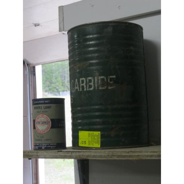2 CARBIDE CONTAINERS