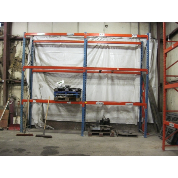 2 BAY PALLET RACKING SHELF UNIT - APPROX. 15'X16'