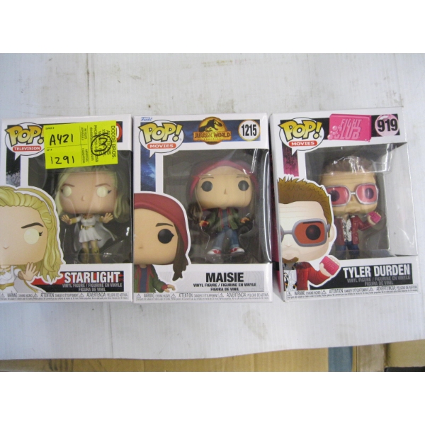3 POP BOBBLE HEADS