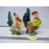 Image 1 : PAIR OF VINTAGE ROOSTERS