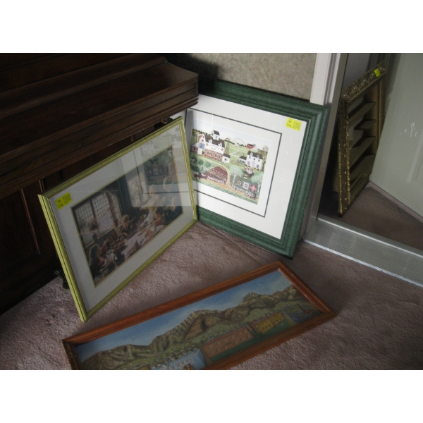 3 FRAMED PICTURES  