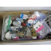 Image 4 : WOODEN TOOL TOTE W/MISC. PLUMBING SUPPLIES
