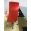 Image 2 : RED & CHROME BASED OFFICE CHAIR