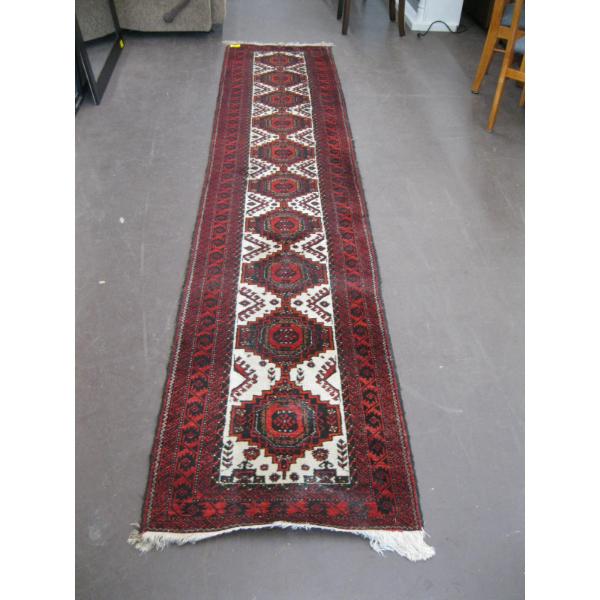 28"X137" HAND KNOTTED PERSIAN HALL RUNNER CARPET