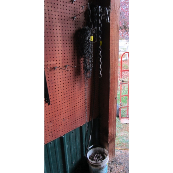 ASST. CHAIN PIECES, CABLE, ETC.