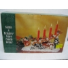 Image 1 : SANTA & REINDEER TAPERED CANDLE HOLDER