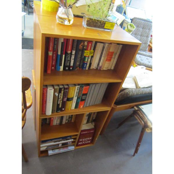2 SMALL MCM BOOKCASES