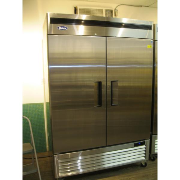 ATOSA 2 DOOR STAINLESS STEEL FREEZER - 54"X77"