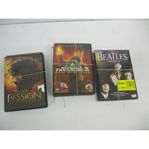 DVDs - BEATLES, PASSION OF CHRIST, NATIONAL TREASURE