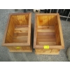 Image 3 : 2 WOODEN PLANTER BOXES